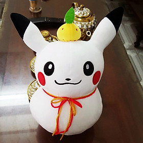 Gấu Bông Pikachu Lật Đật (30 Cm) Gb79 (Màu Trắng)