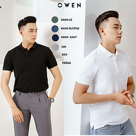 [4 MÀU] OWEN - Áo polo ngắn tay Owen chất cotton mềm mát - chống bai xù