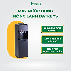 Máy Nước Nóng Lạnh 3 vòi Datkeys IP28B | màu đen, có tủ lạnh mimi | Hàng chính hãng