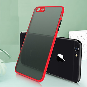 Ốp lưng trong nhám viền Shield Matte Color bảo vệ camera cho iPhone 6/ 6s