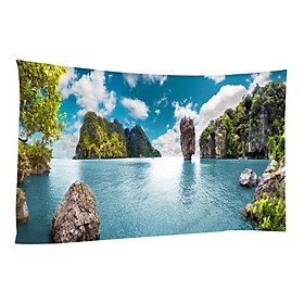 3D Printing Wall Hanging Tapestry for Living Room Bedroom Decor Stone Cave-L