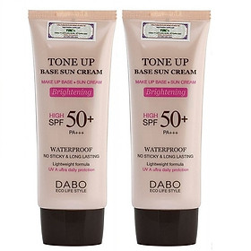 Bộ 2 Kem Chống Nắng Trắng Da DABO Tone Up Base Sun cream Cao Cấp Hàn Quốc ( 70ml)- HÀNG CHÍNH HÃNG
