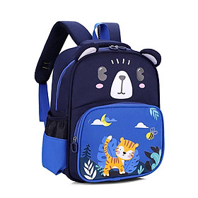 Cho Bé Gái Hình Mèo Dễ Thương Ba Lô Mẫu Giáo Trẻ Em Schoolbag Tập Đi Ba Lô Cho Bé Trai 3D Hổ Hoạt Hình Học Túi 3-6 năm - one