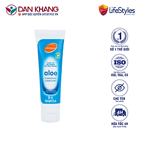 Hình ảnh Gel Bôi Trơn Tinh Chất Lô Hội LifeStyles Aloe Lubricant 50ml