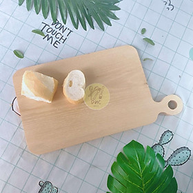 Mua Thớt chữ nhật gỗ Tần Bì nguyên khối nhiều kích thước I Decor trưng bày  chụp hình sản phẩm