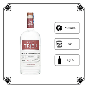 Lady Triệu – Dalat Flowerbomb Gin 700ml