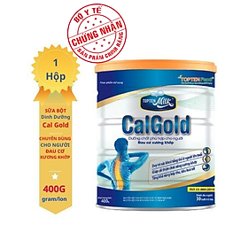 Sữa xương khớp ,bổ sung canxi cal gold 400g topten milk