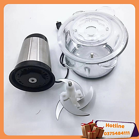 Mua Máy Xay Thịt Đa Năng Cối Inox 304 4 Lưỡi Đa Năng  Công Suất 250W- Xay Thịt  Xay Tỏi Ới  Xay Rau Củ Quả - Hàng Loại 1