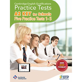 Ảnh bìa A2 Key For Schools Five Practice Tests 1-5