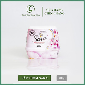 Sáp thơm phòng ngủ Sara 200g khử mùi kháng khuẩn đa năng dùng cho cả xe ô tô, phòng tắm, nhà vệ sinh, tủ quần áo