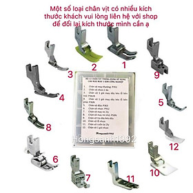 Mua Bộ chân vịt máy may công nghiệp thông dụng gồm 12 cái
