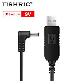 Bộ chuyển đổi TISHRIC DC USB 5V 9V 12V Cáp tăng cường nguồn USB Cáp nguồn Dây USB cho Mô-đun Bộ định tuyến Bộ chuyển đổi WIFI qua Powerbank