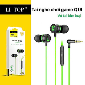 Mua Tai nghe chơi Game Lip-Top Q19 check QR tra chính hãng  có Micro và nút chỉnh âm lượng  Hàng chính hãng bảo hành 12 tháng