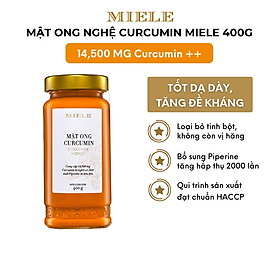 Mật Ong Curcumin Miele 400g Chiết Xuất Từ Nghệ