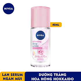 Lăn Ngăn Mùi Nivea Serum Trắng Mịn Hương Hoa Hồng Hokkaido (40ml) 85301