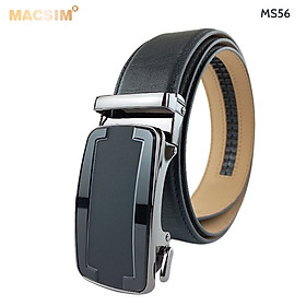 Thắt lưng nam da thật cao cấp nhãn hiệu Macsim MS56