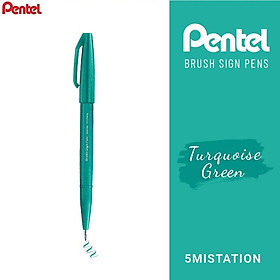  Bút viết thư pháp Calligraphy Pentel Brush Sign Pen SES15C - Bút lông dạ nét cọ Pentel