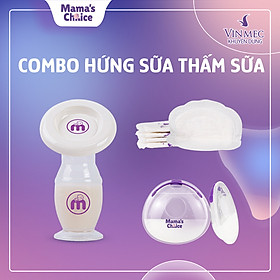 Combo Cốc Hứng Sữa, Phễu Hứng Sữa và Lót Thấm Sữa Mama's Choice, Tiện Lợi Tiết Kiệm Cho Mẹ Bầu và Sau Sinh