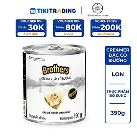 Creamer đặc có đường Brothers - Lon 390gr