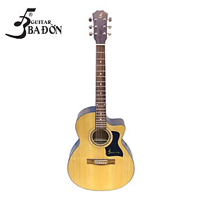 Đàn Guitar Acoustic T70 Giá Rẻ - Dành Cho Người Mới Chơi, Action Thấp Dễ Bấm - Tặng Kèm Bao Đàn , Capo, Pick