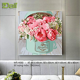 Mua Tranh treo tường tự tô màu số hóa DALI Tranh Hoa H030