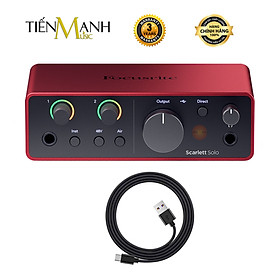 Mua Focusrite Solo Gen 4 Sound Card Âm Thanh Scarlett - Focus USB Audio SoundCard Gen4 Hàng Chính Hãng