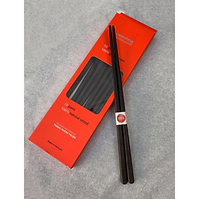 Mua Bộ 10 đôi đũa đẹp đũa sạch Gỗ Trắc thân 8 cạnh chống lăn