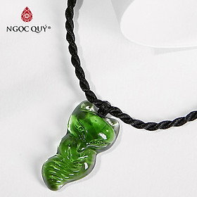 Mặt dây chuyền nữa hồ ly pha lê Ngọc Quý Gemstones