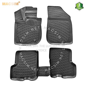 Thảm lót sàn ô tô nhựa TPU silicon Peugeot 508 first generation 2010-2018 Nhãn hiệu Macsim