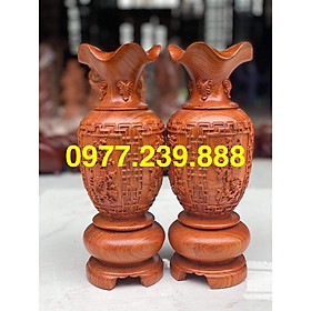 Mua lộc bình bằng gỗ hương 50cm