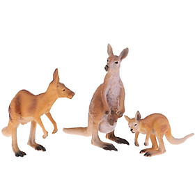 Wild Animal Action Model Toy Kangaroo Figure Ornaments Collectibles