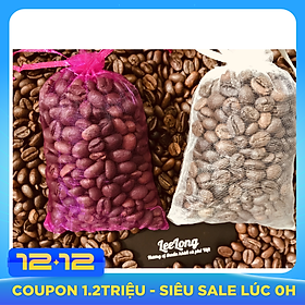 Combo 2 túi thơm cà phê khử mùi, treo xe hơi (130gram x2 - chọn lựa 3 loại túi)