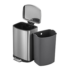 Mua Thùng rác chân đạp cao cấp inox hình chữ nhât