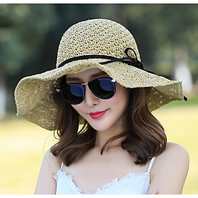 Mũ rộng vành đi biển đẹp nón gấp gọn chống nắng UV thời trang Hàn Quốc dona2242401