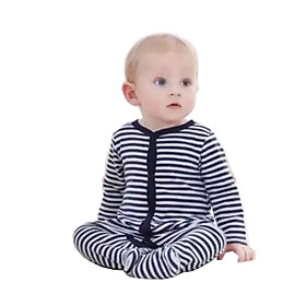 BỘ ÁO LIỀN QUẦN DÀI BÍT CHÂN MỀM MÁT CHO BÉ SƠ SINH