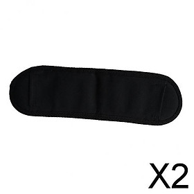 2xReplacement Shoulder Strap Pad Belt Cushion Damping for Backpack Bag Black