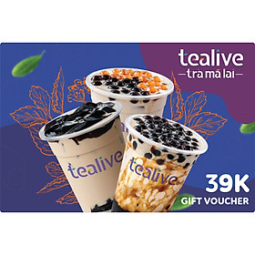 TEALIVE - VOUCHER TRỊ GIÁ 39.000đ
