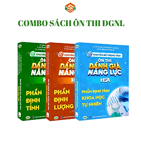 Combo Sách ôn thi đánh giá năng lực Hà Nội (Định tính + Định Lượng + Khoa Học Tự Nhiên) - HSA Book