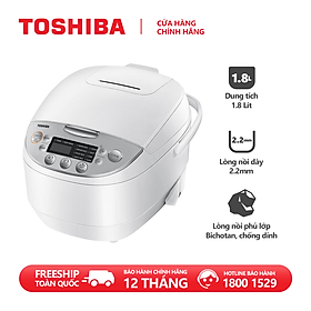 Nồi Cơm Điện Tử Toshiba RC-18DH2PV(W) (1.8 Lít) - Hàng chính hãng