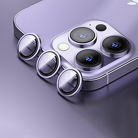 Mua Bộ miếng dán kính cường lực bảo vệ Camera iPhone 14 Pro (6.1 inch)/ 14 Pro Max hiệu Wiwu Guard Lens Ring mang lại khả năng chụp hình sắc nét full HD (độ cứng 9H  chống trầy  chống chụi & vân tay  bảo vệ toàn diện) - hàng nhập khẩu