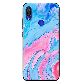 Ốp in cho Xiaomi Redmi Note 7 Đá Xanh Hồng - Hàng chính hãng