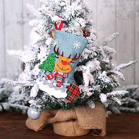 Vớ Giáng Sinh đựng bánh kẹo/gói quà treo cây thông Noel trang trí đẹp mắt