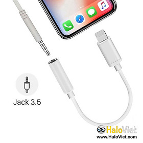Jack chuyển tai nghe 1 cổng cho iPhone / iPad từ chân cắm sạc ra 3.5mm