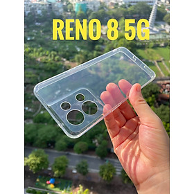 Ốp lưng silicon cho Oppo Reno 8 5G (6.43 inch) dẻo Gor Bảo vệ camera trong suốt Hàng nhập khẩu