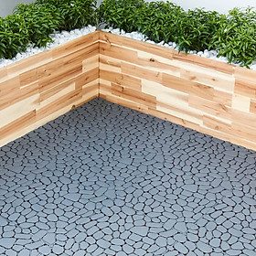 Mua 10 Vỉ Nhựa Lót Sàn Cao Cấp Hình Viên Sỏi (10 Tấm) - (Nhựa Giả Gỗ)