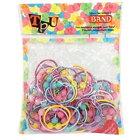 Túi 50 dây thun buộc tóc cho bé