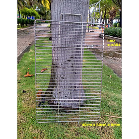 Mua Rack hong bánh  phơi bánh  vỉ nướng bánh (40cm x 60cm x 8mm) bằng inox 304 cao cấp - hoàn ngay 200% nếu gỉ sét -  bảo hành trọn đời