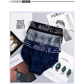 Combo 5 Quần Lót Nam Cao Cấp Munafie Co Dãn Xuất Nhật Kèm Túi Zip