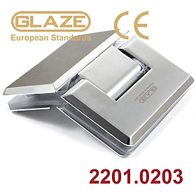 Bản lề kính kính 135o vát bầu, Glaze