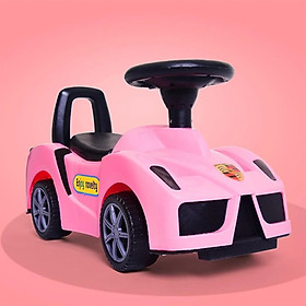 Xe hơi chòi chân ô tô kiểu dáng siêu xe có nhạc và đèn mẫu mới cho bé - màu ngẫu nhiên